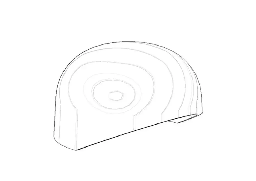 DORNBRACHT Griff ERSATZTEILE 092094043 D. 52 x 32,5 mm Chrom, 092094043-00 Galeriebild 1